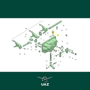 schakelaar versnellingsbak - UB2376