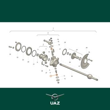 draaiboutbus fusee - UB0658