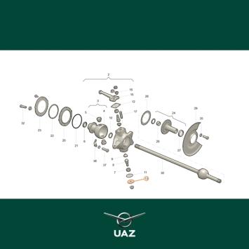 afdichtring fuseepen - UB1027