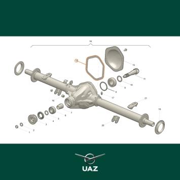 pakking carterdeksel - UB0084