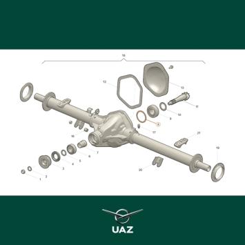 stelring differentieel - UB3029