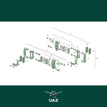 reparatieset remklauw - UB1738
