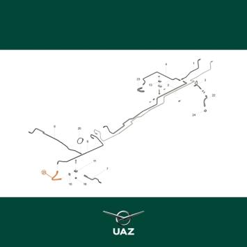 remslang achterrem - UB0807