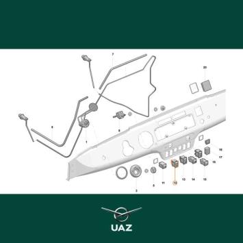 schakelaar verlichting - UB1376