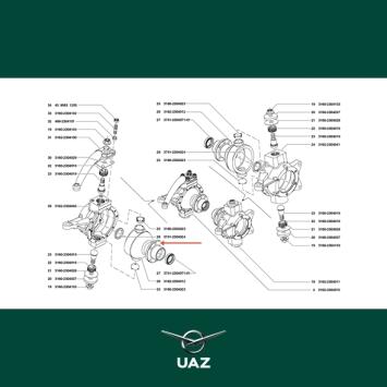 stuurbol fusee - UB2029