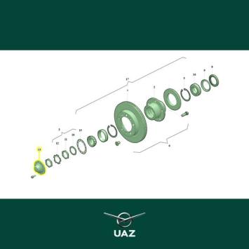 flens wielnaaf - UB1718