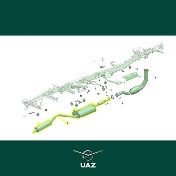uitlaat - UB2529