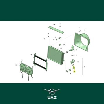 verbindingsstuk koelslang - UB2487