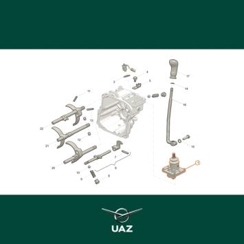 reparatieset versnellingspook - UB0694