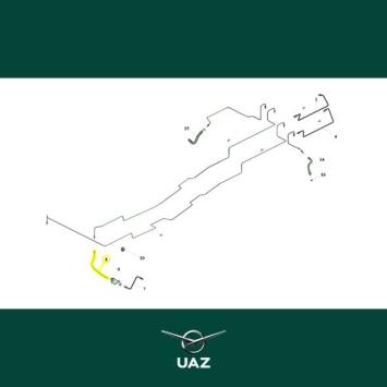 remslang achterrem - UB1626