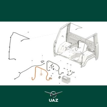 kabel startmotor - UB2719