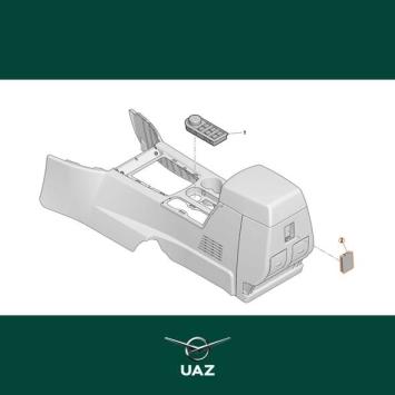 afdekkap bediening verwarming - UB1205