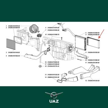 kachelradiateur - UB3234