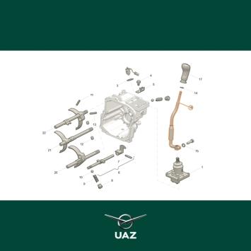 versnellingspook - UB0284