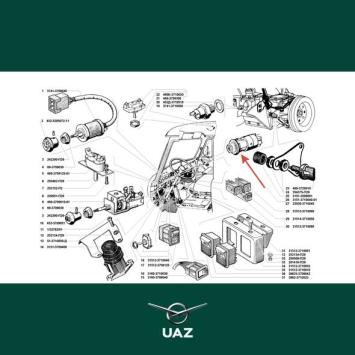 schakelaar alarmlichten - UB1518