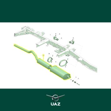 uitlaat - UB2528