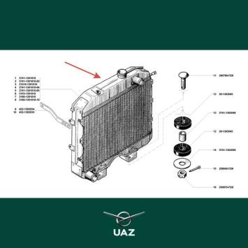 radiateur - UB1255