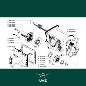 pakkingset versnellingsbak - UB1272