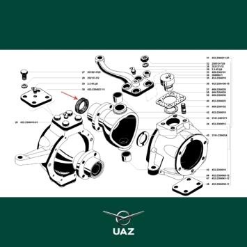oliekeerring fusee - UB0304