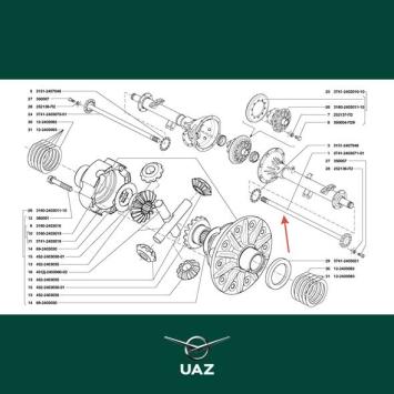 steekas achteras - UB1829