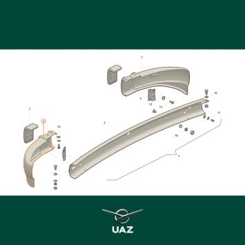 bumperhoek links - UB0475