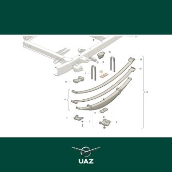 set u-bouten bladveren - UB3132