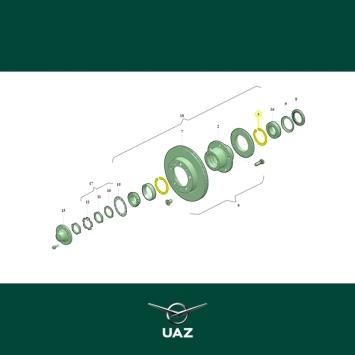 borgring wiellager - UB2027