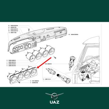 instrumentenpaneel - UB2585