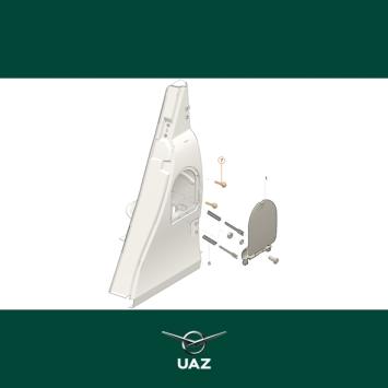 stootrubber handschoenenvak en tankklep - UB3091