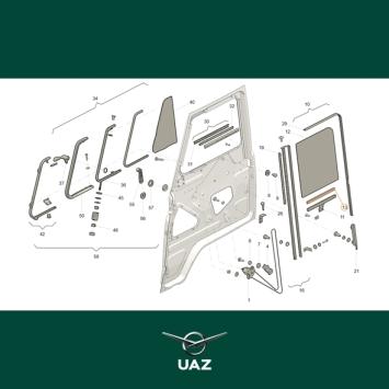 raamrubber portierraam - UB3135