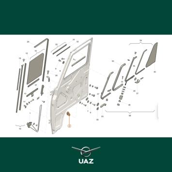 geleide rollen raammechanisme - UB0227