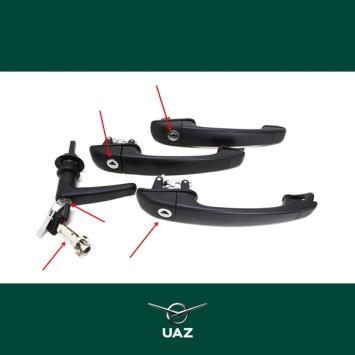 set cilindersloten - UB3237