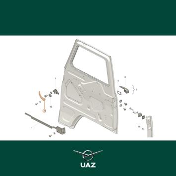 deurgreep - UB0748
