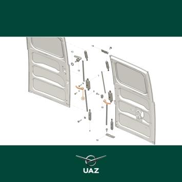 deurgreep - UB0748