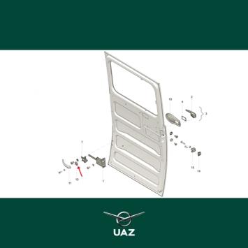 rozet deurgreep - UB3304