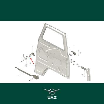 rozet deurgreep - UB3304