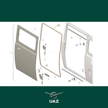 set deurrubbers - UB0789
