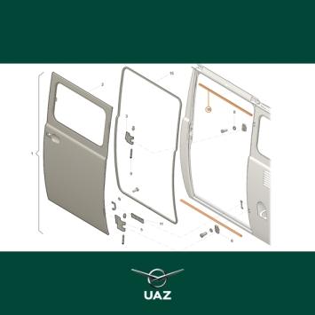 set deurrubbers - UB0789