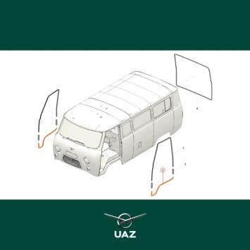 deurrubber achterdeur - UB0792