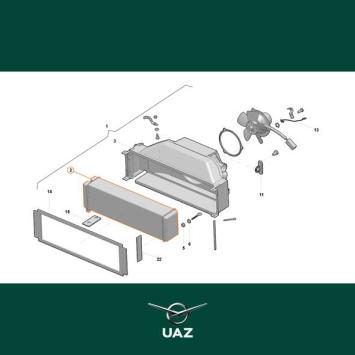 kachelradiateur - UB1220