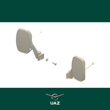 zijspiegel links - UB0523