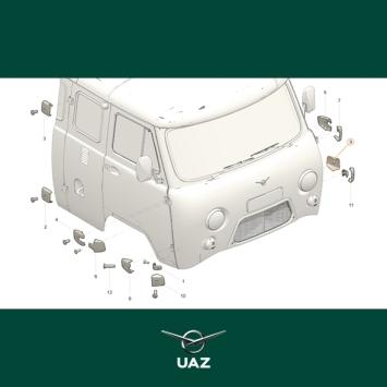 beschermkap deurscharnier - UB0214