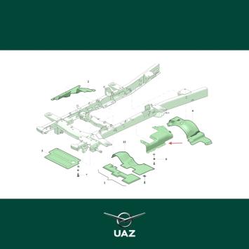 beschermplaat motor - UB2289