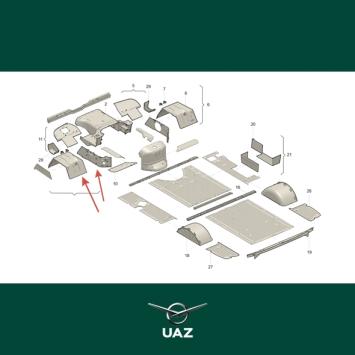 wielkast linksvoor - UB3226