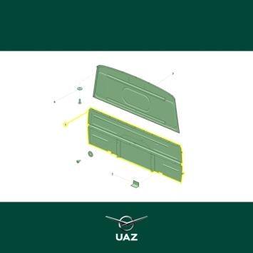 scheidingswand laadruimte - UB2326