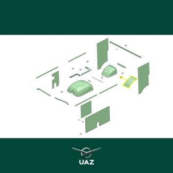 wielkastbekleding links - UB2307