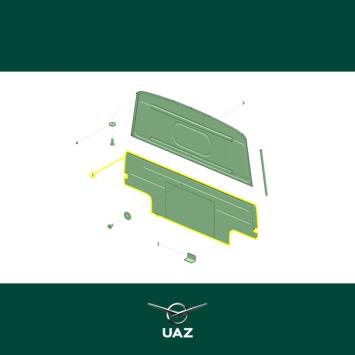 scheidingswand laadruimte - UB2327