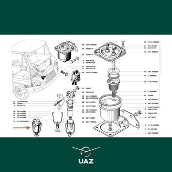 brandstoffilter - UB0831