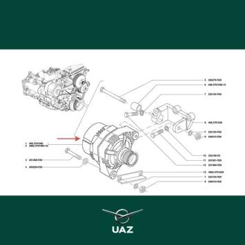 alternator 110A - UB1870