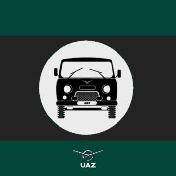 raamsticker uaz - UB2946